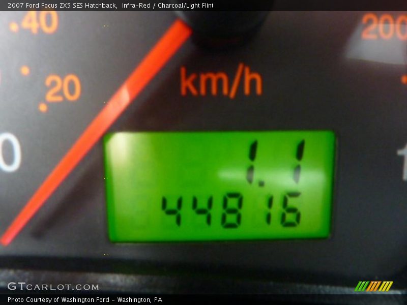 Infra-Red / Charcoal/Light Flint 2007 Ford Focus ZX5 SES Hatchback