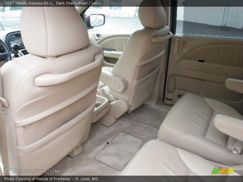 Dark Cherry Pearl / Ivory 2007 Honda Odyssey EX-L