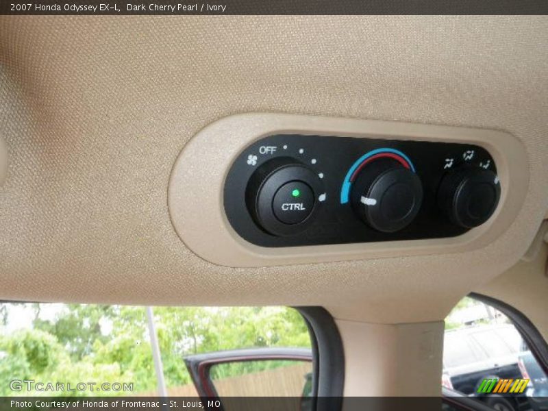 Dark Cherry Pearl / Ivory 2007 Honda Odyssey EX-L