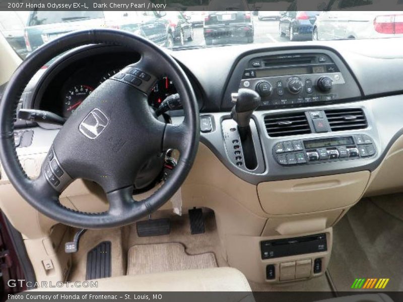 Dark Cherry Pearl / Ivory 2007 Honda Odyssey EX-L