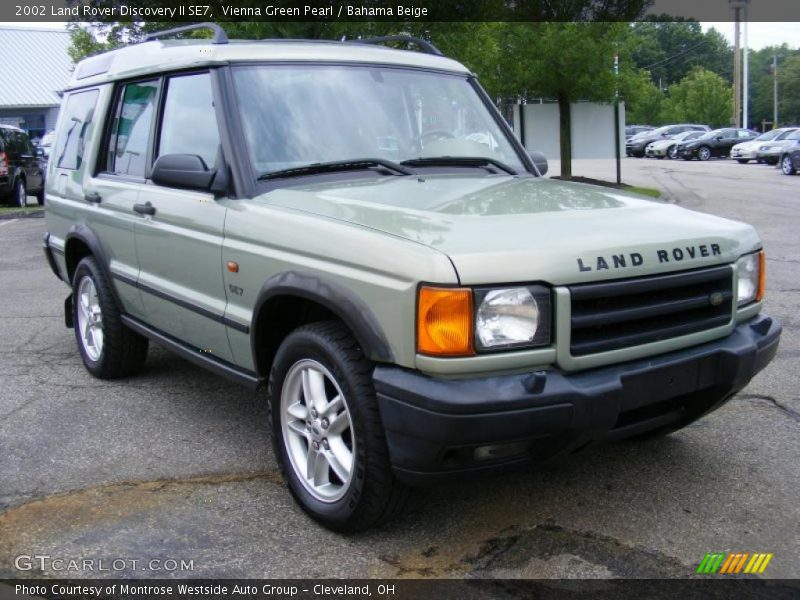 Vienna Green Pearl / Bahama Beige 2002 Land Rover Discovery II SE7