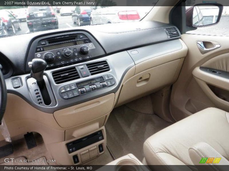 Dark Cherry Pearl / Ivory 2007 Honda Odyssey EX-L
