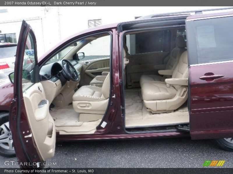 Dark Cherry Pearl / Ivory 2007 Honda Odyssey EX-L