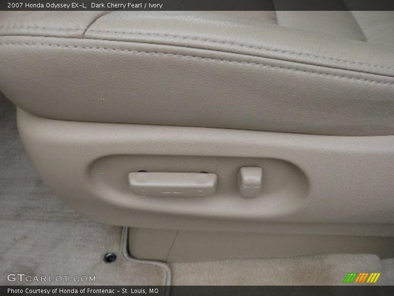 Dark Cherry Pearl / Ivory 2007 Honda Odyssey EX-L