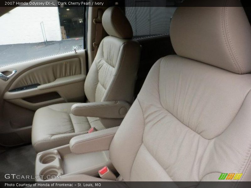 Dark Cherry Pearl / Ivory 2007 Honda Odyssey EX-L
