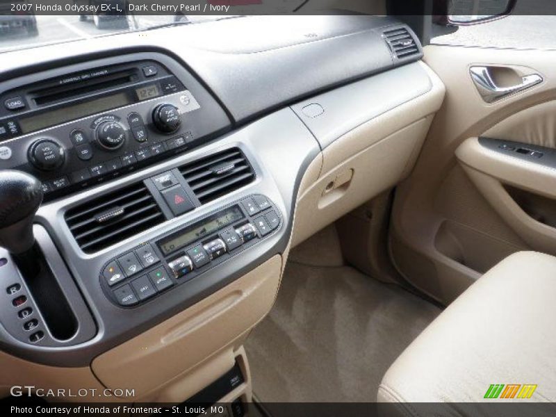 Dark Cherry Pearl / Ivory 2007 Honda Odyssey EX-L