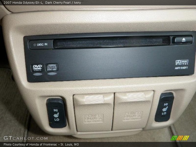 Dark Cherry Pearl / Ivory 2007 Honda Odyssey EX-L