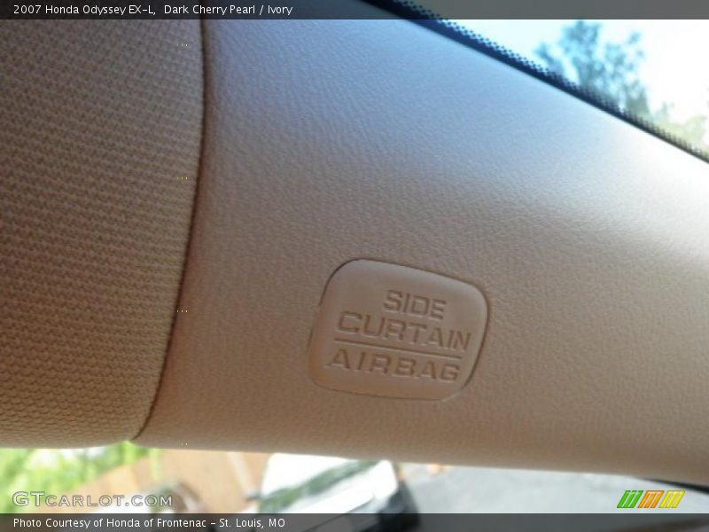 Dark Cherry Pearl / Ivory 2007 Honda Odyssey EX-L