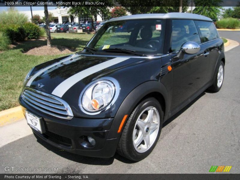 Midnight Black / Black/Grey 2009 Mini Cooper Clubman