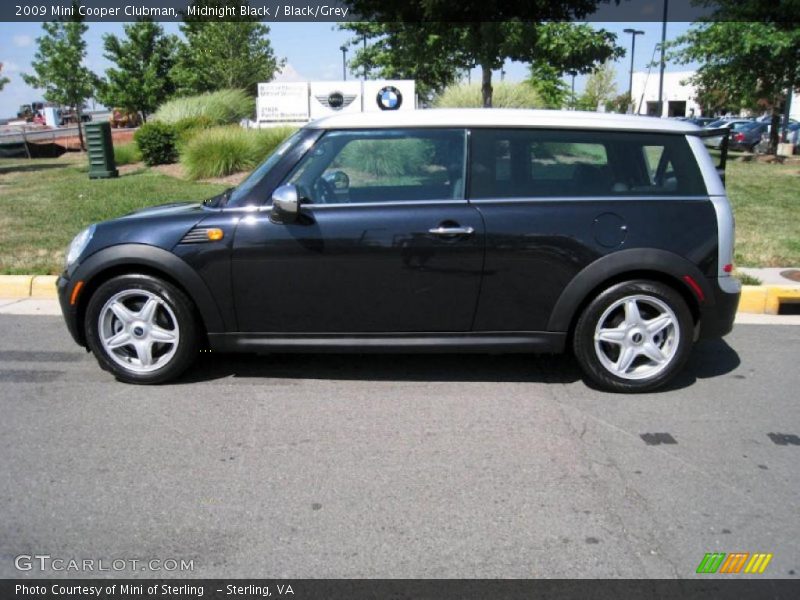 Midnight Black / Black/Grey 2009 Mini Cooper Clubman