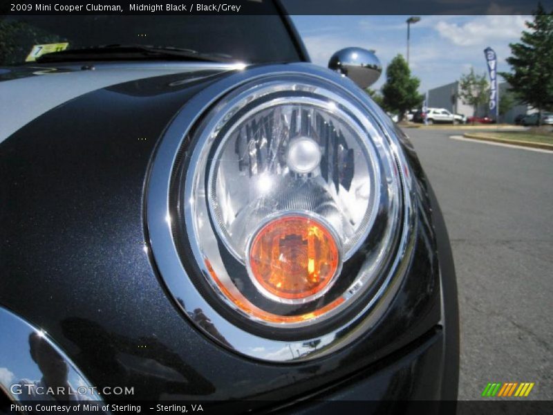 Midnight Black / Black/Grey 2009 Mini Cooper Clubman