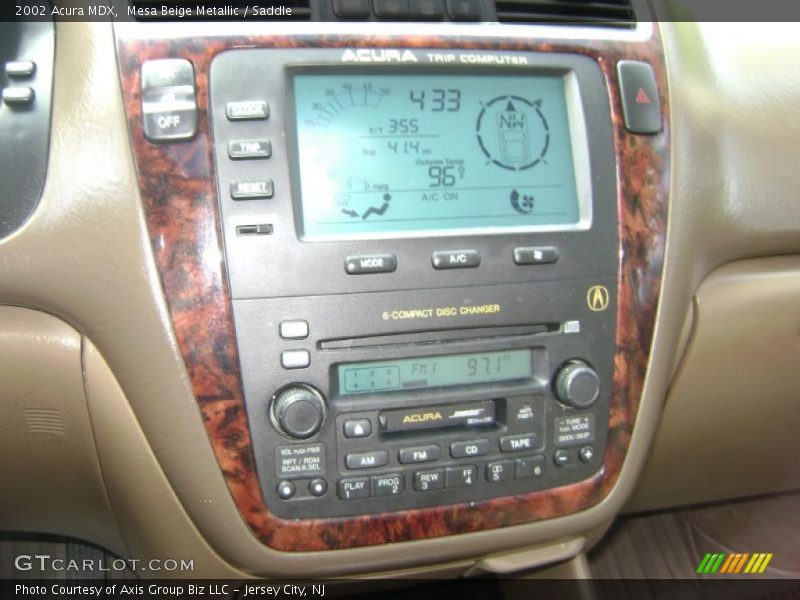 Mesa Beige Metallic / Saddle 2002 Acura MDX