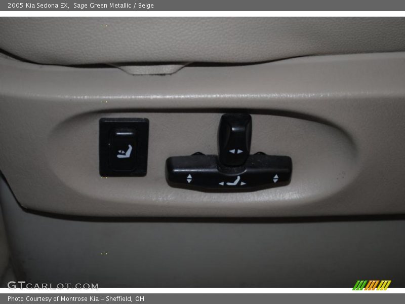 Sage Green Metallic / Beige 2005 Kia Sedona EX