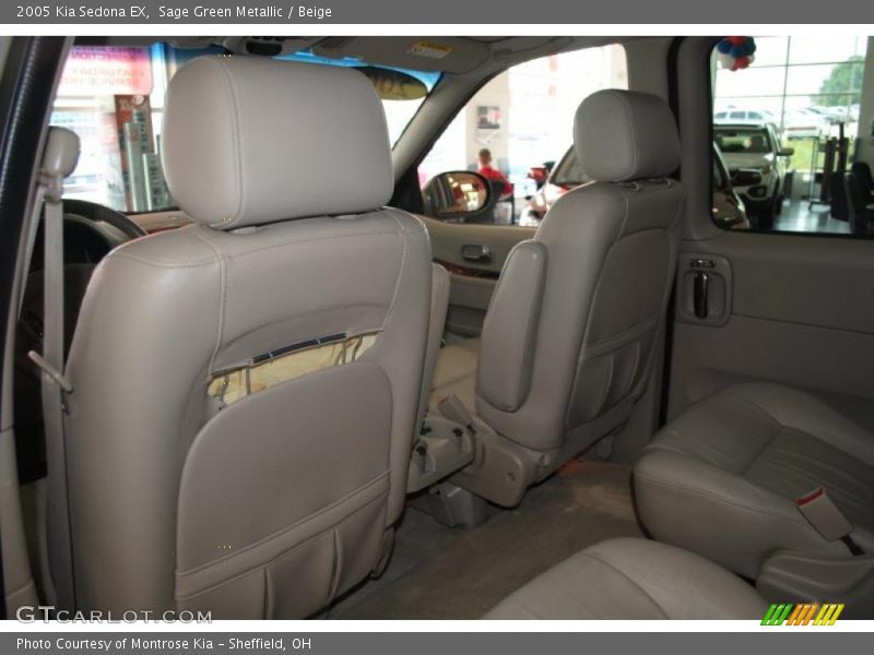 Sage Green Metallic / Beige 2005 Kia Sedona EX