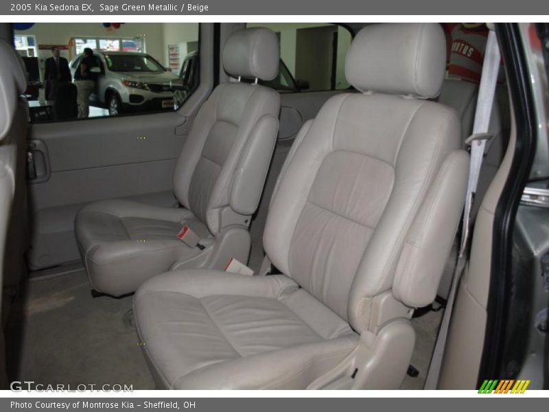 Sage Green Metallic / Beige 2005 Kia Sedona EX