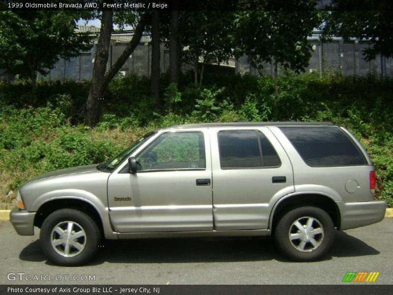 Pewter Metallic / Beige 1999 Oldsmobile Bravada AWD