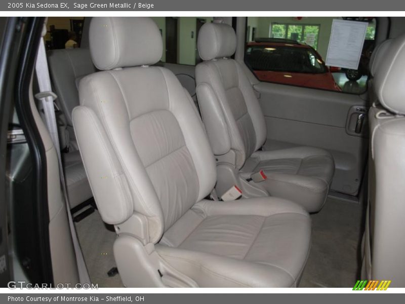 Sage Green Metallic / Beige 2005 Kia Sedona EX