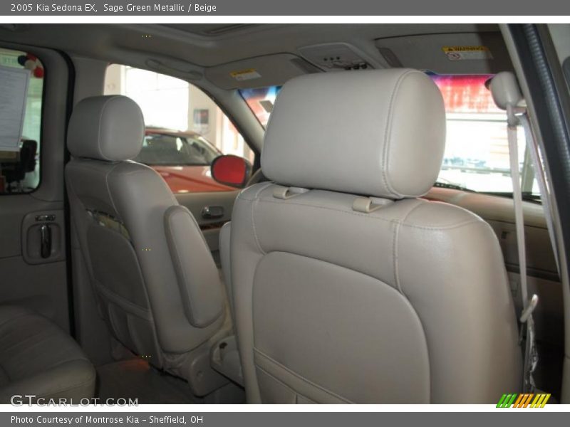 Sage Green Metallic / Beige 2005 Kia Sedona EX
