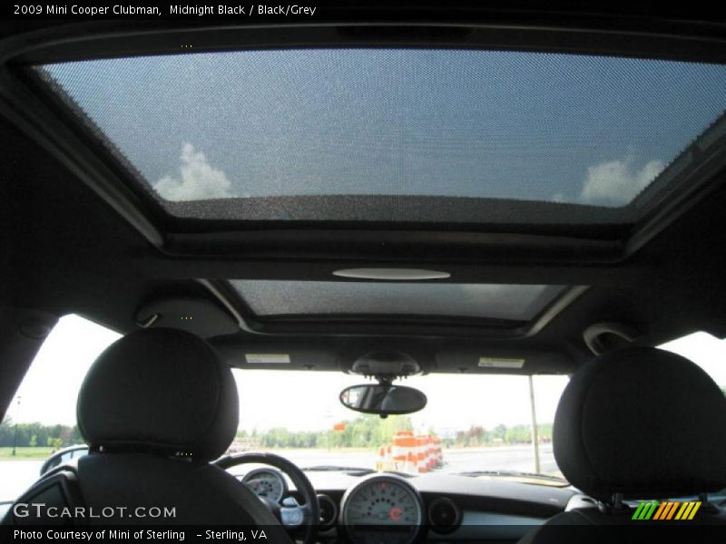 Midnight Black / Black/Grey 2009 Mini Cooper Clubman