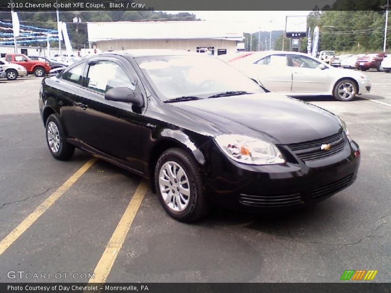 Black / Gray 2010 Chevrolet Cobalt XFE Coupe