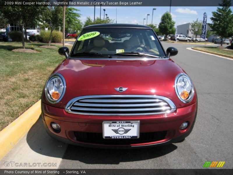 Nightfire Red Metallic / Gravity Tuscan Beige Leather 2009 Mini Cooper Hardtop