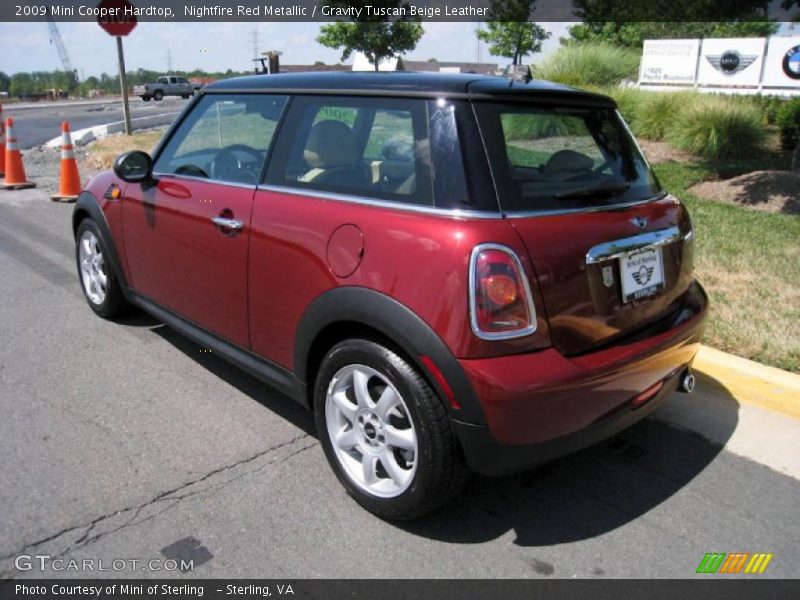 Nightfire Red Metallic / Gravity Tuscan Beige Leather 2009 Mini Cooper Hardtop