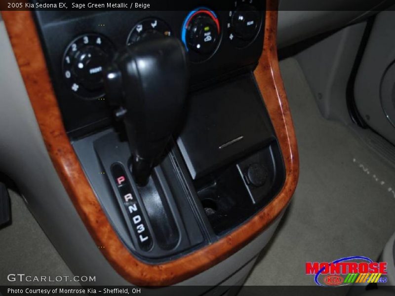Sage Green Metallic / Beige 2005 Kia Sedona EX