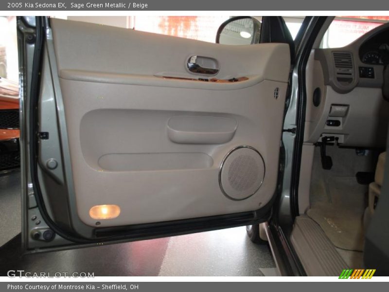 Sage Green Metallic / Beige 2005 Kia Sedona EX