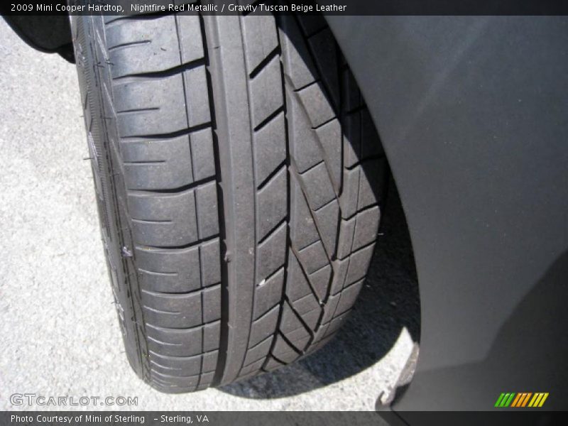 Nightfire Red Metallic / Gravity Tuscan Beige Leather 2009 Mini Cooper Hardtop