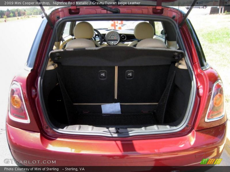 Nightfire Red Metallic / Gravity Tuscan Beige Leather 2009 Mini Cooper Hardtop