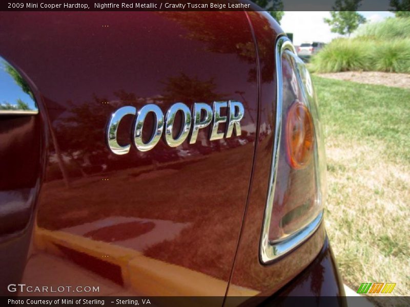 Nightfire Red Metallic / Gravity Tuscan Beige Leather 2009 Mini Cooper Hardtop