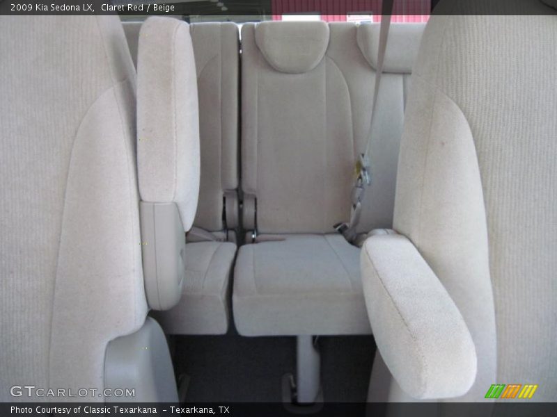 Claret Red / Beige 2009 Kia Sedona LX