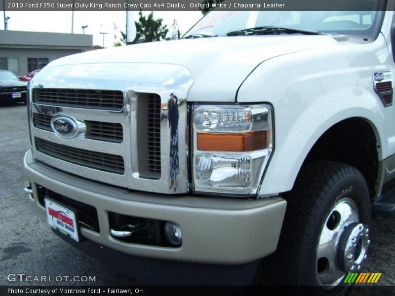 Oxford White / Chaparral Leather 2010 Ford F350 Super Duty King Ranch Crew Cab 4x4 Dually