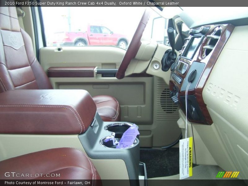 Oxford White / Chaparral Leather 2010 Ford F350 Super Duty King Ranch Crew Cab 4x4 Dually