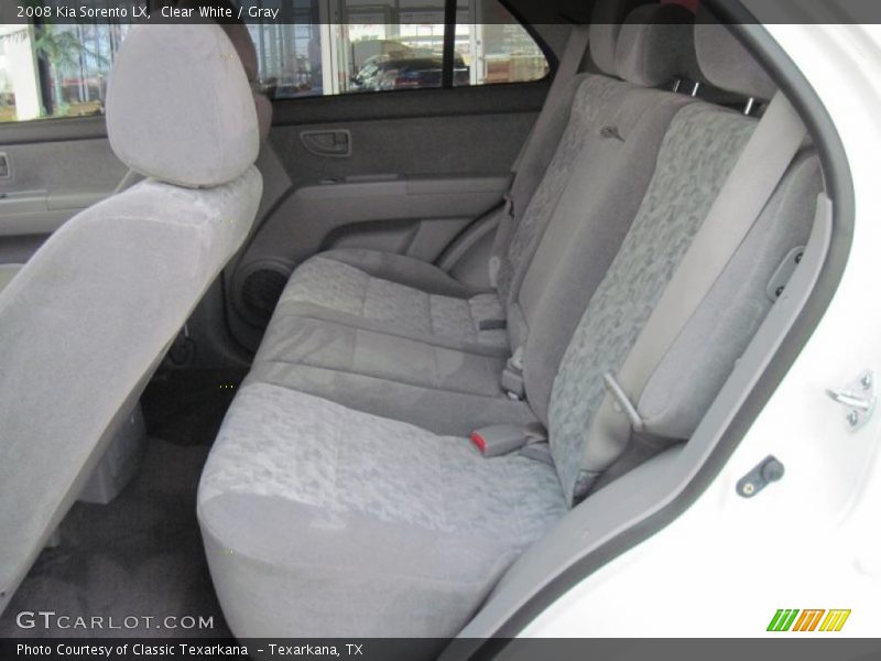 Clear White / Gray 2008 Kia Sorento LX
