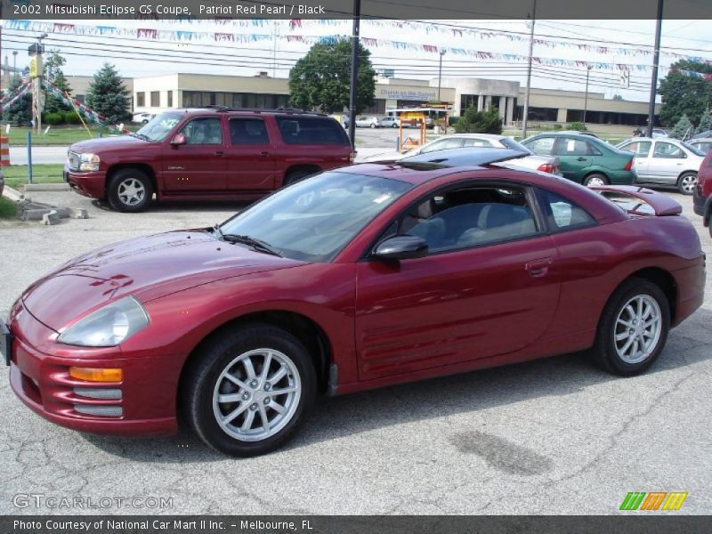 Patriot Red Pearl / Black 2002 Mitsubishi Eclipse GS Coupe