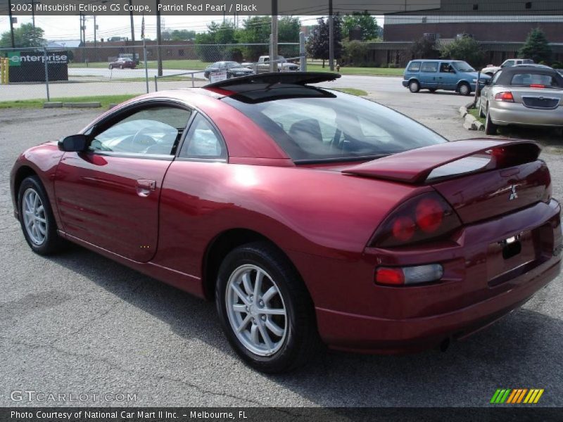 Patriot Red Pearl / Black 2002 Mitsubishi Eclipse GS Coupe