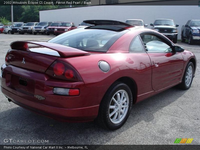 Patriot Red Pearl / Black 2002 Mitsubishi Eclipse GS Coupe