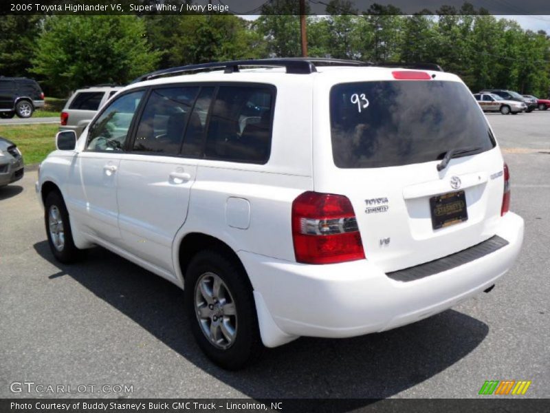 Super White / Ivory Beige 2006 Toyota Highlander V6