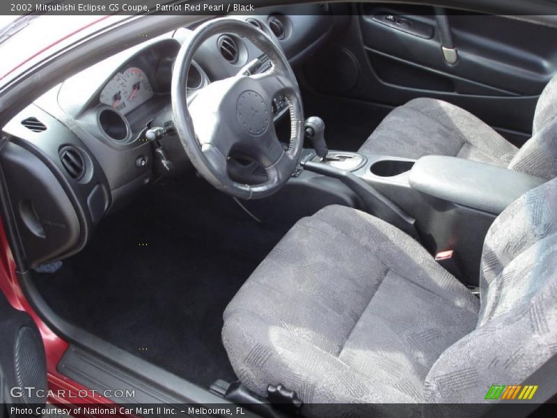 Patriot Red Pearl / Black 2002 Mitsubishi Eclipse GS Coupe