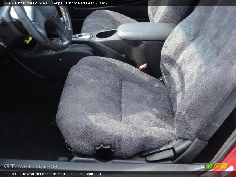 Patriot Red Pearl / Black 2002 Mitsubishi Eclipse GS Coupe