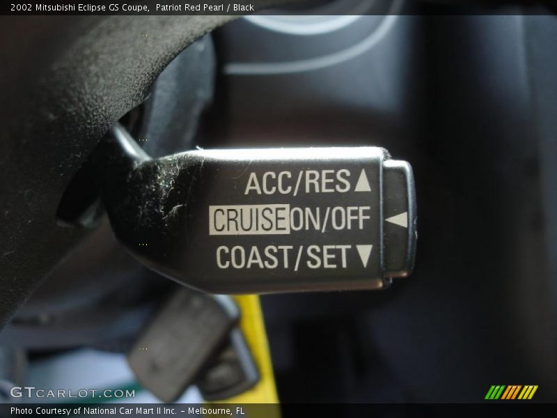 Patriot Red Pearl / Black 2002 Mitsubishi Eclipse GS Coupe