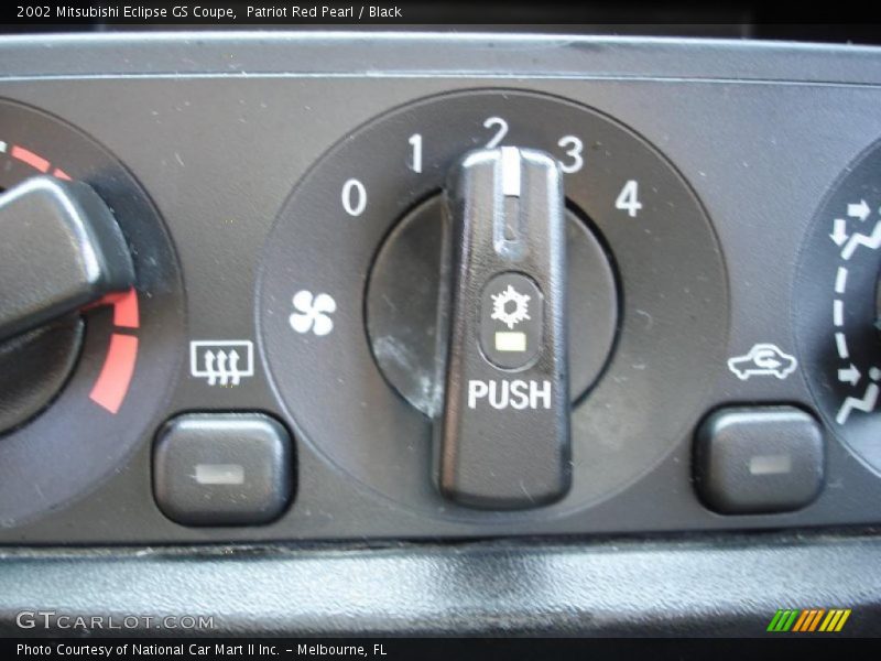 Patriot Red Pearl / Black 2002 Mitsubishi Eclipse GS Coupe