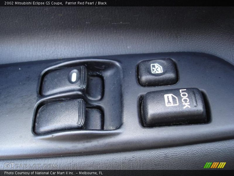 Patriot Red Pearl / Black 2002 Mitsubishi Eclipse GS Coupe
