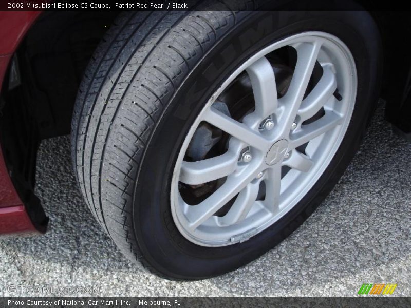 Patriot Red Pearl / Black 2002 Mitsubishi Eclipse GS Coupe