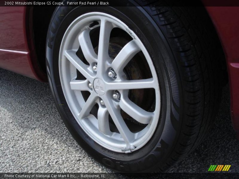 Patriot Red Pearl / Black 2002 Mitsubishi Eclipse GS Coupe