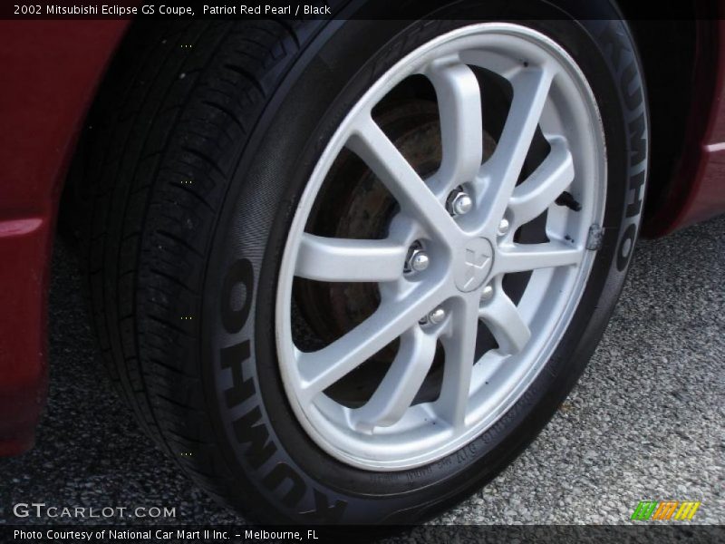Patriot Red Pearl / Black 2002 Mitsubishi Eclipse GS Coupe