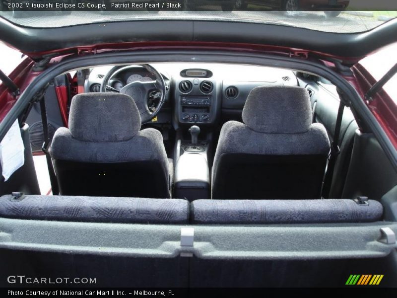 Patriot Red Pearl / Black 2002 Mitsubishi Eclipse GS Coupe