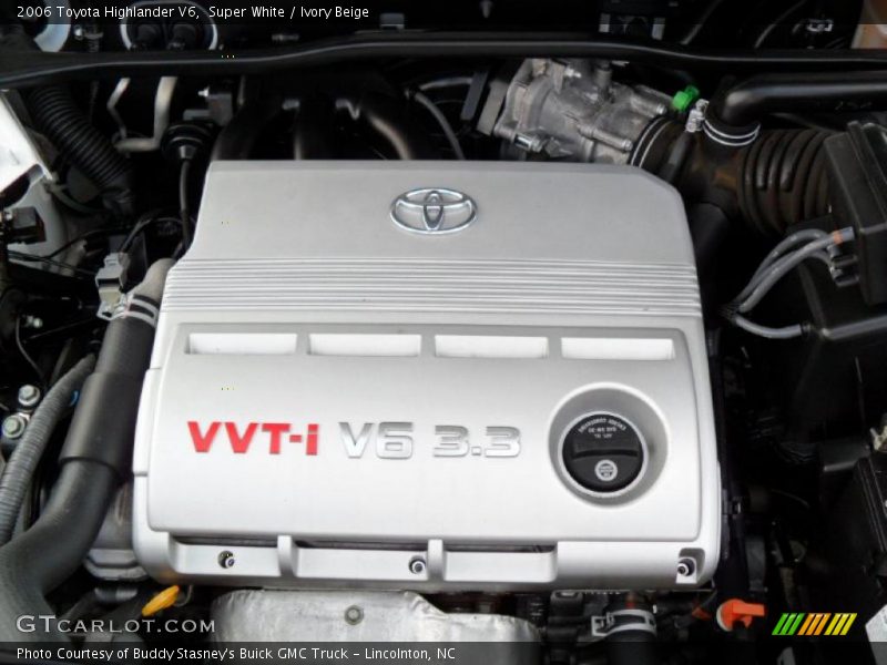 Super White / Ivory Beige 2006 Toyota Highlander V6