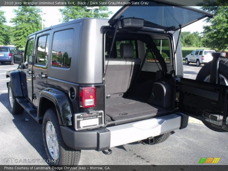 Black / Dark Slate Gray/Medium Slate Gray 2010 Jeep Wrangler Unlimited Sahara 4x4